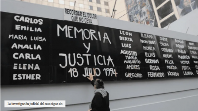 Por primera vez, el Parlamento de Israel rendir homenaje a las vctimas del atentado a la AMIA