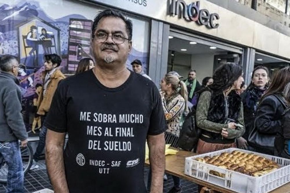 Trabajadores de ATE INDEC organizan lentejeada antes del nuevo IPC, que se espera sea ms alto que el de mayo