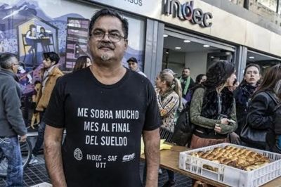 Trabajadores de ATE INDEC organizan lentejeada antes del nuevo IPC, que se espera sea ms alto que el de mayo