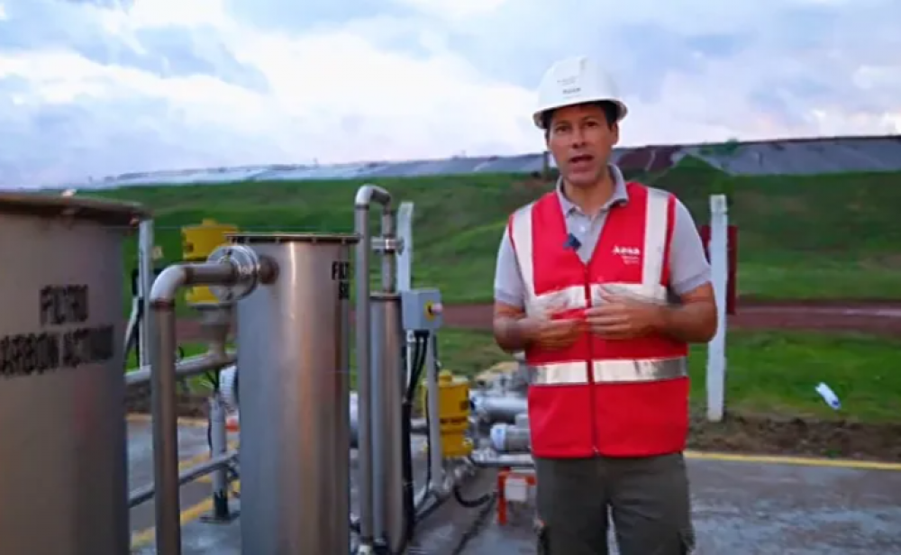 De basura a energa: transforman el metano de los residuos en electricidad para uso interno