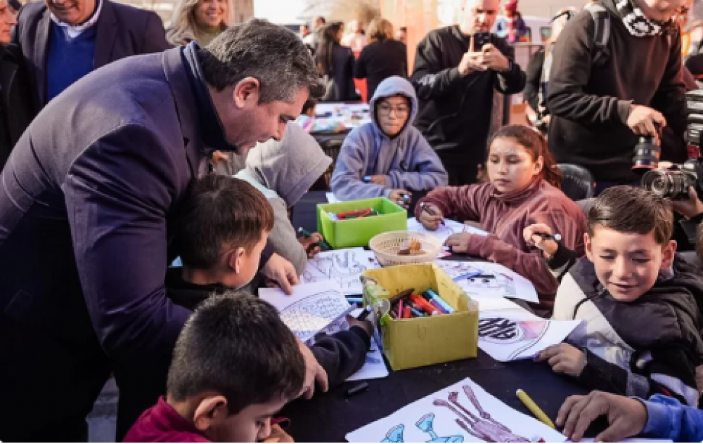 Sarmiento: Orrego visit el Tren de Capital Humano