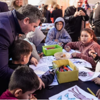 Sarmiento: Orrego visit el Tren de Capital Humano