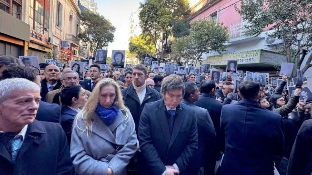 Javier Milei en el acto conmemorativo a 31 aos del atentado a la AMIA: 