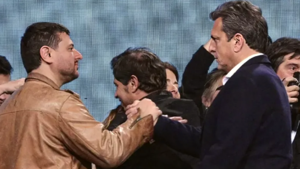 Cristina Fernndez de Kirchner, entre Sergio Massa y Juan Grabois (otra vez)