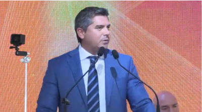 Orrego en la apertura de la II Conferencia Internacional Argentina Cobre 2025: 
