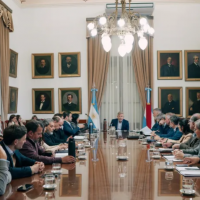 Rogelio Frigerio y su gabinete analizaron el avance de la obra pblica