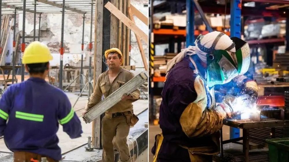 La industria en junio cay un 1,2% mensual y la construccin mejor apenas 0,9%