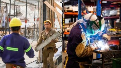 La industria en junio cay� un 1,2% mensual y la construcci�n mejor� apenas 0,9%