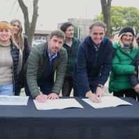Ustarroz anunci junto a Katopodis la pavimentacin de la Av. San Martn