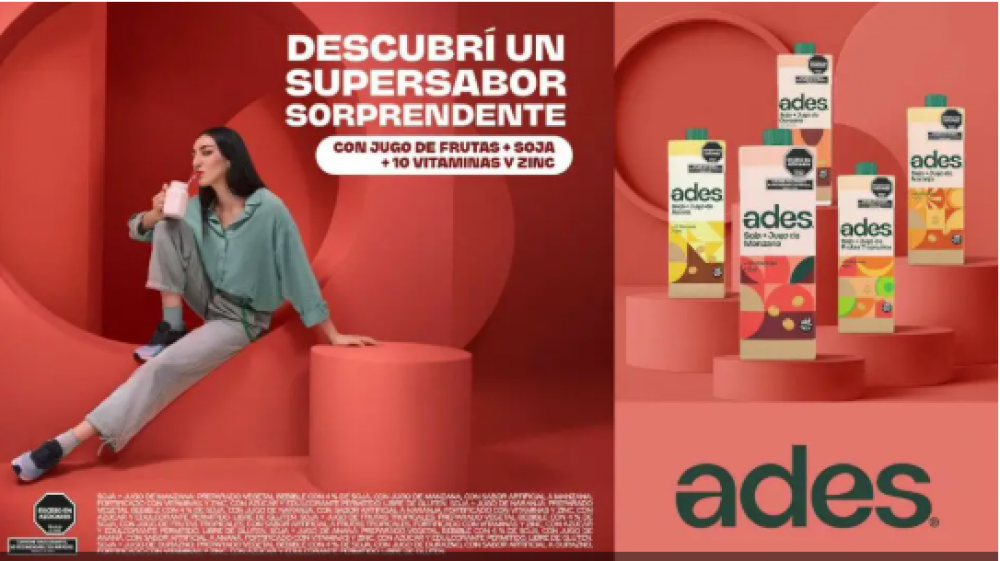 Coca-Cola Company renueva la identidad de Ades, la marca nacida en Argentina que extendieron a muchos pases