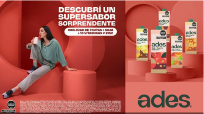 Coca-Cola Company renueva la identidad de Ades, la marca nacida en Argentina que extendieron a muchos pases