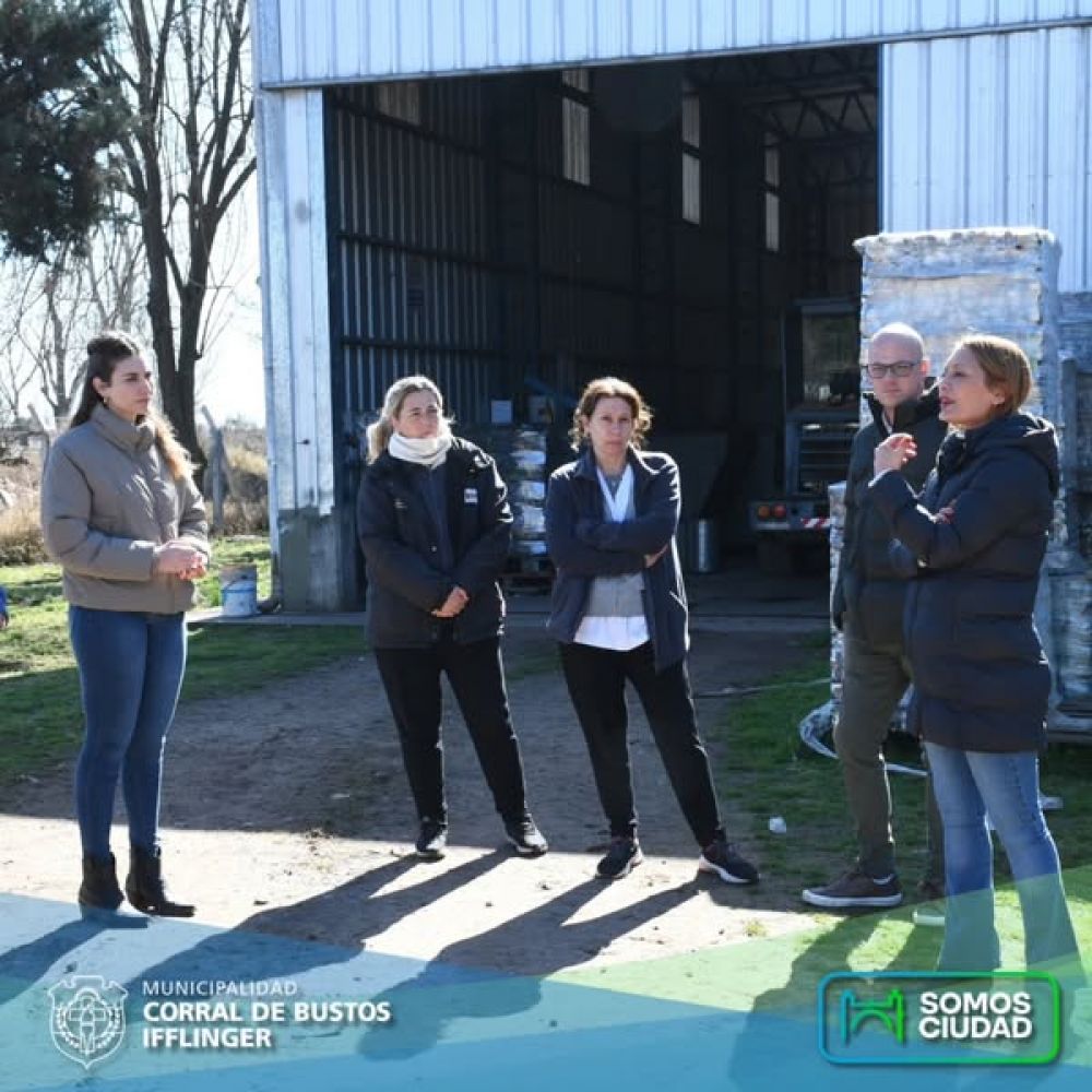 Provincia inspeccion planta de tratamiento de residuos de Corral de Bustos