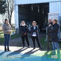 Provincia inspeccion planta de tratamiento de residuos de Corral de Bustos