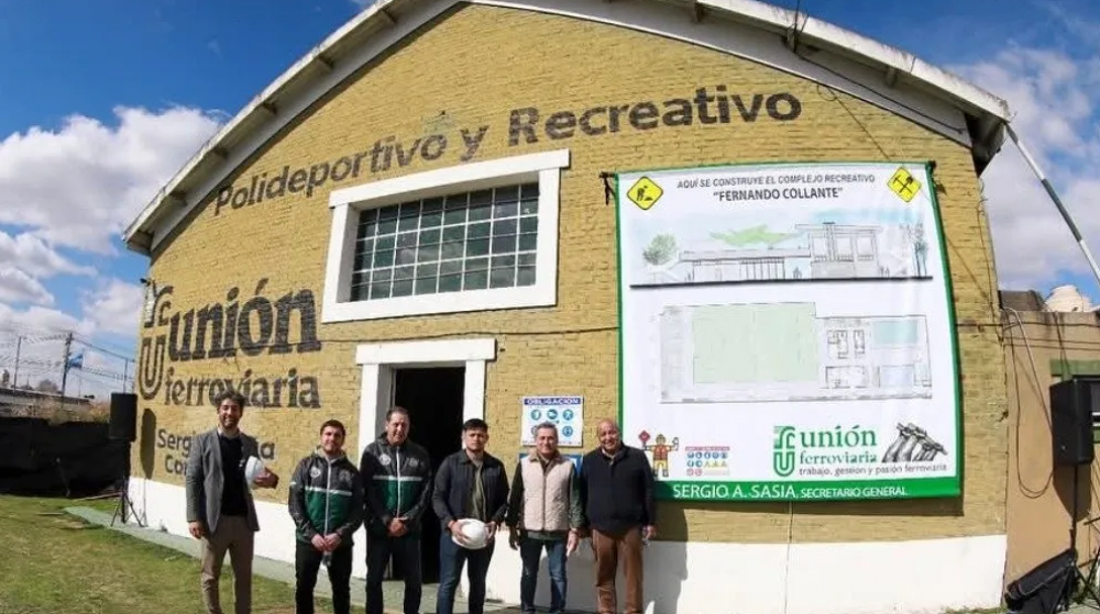 Unin Ferroviaria inicia la construccin del Complejo Recreativo 