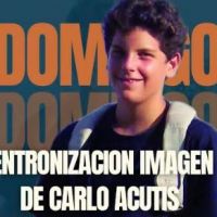 Chascoms: entronizarn la primera imagen en tamao real de Carlo Acutis