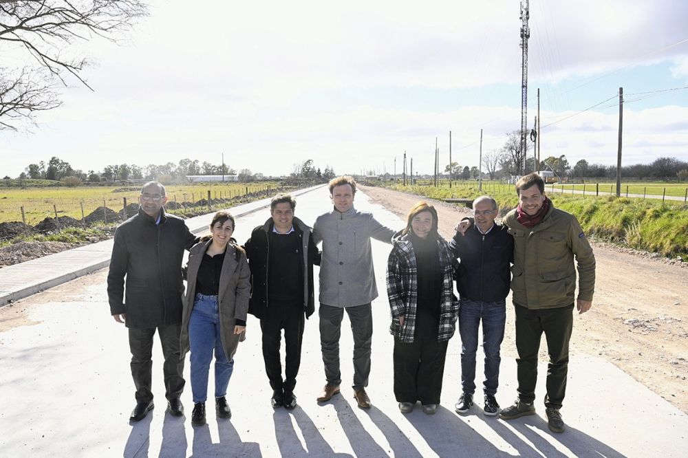 Kicillof de recorrida por Azul y Olavarra: El 7 de septiembre tenemos una oportunidad de oro