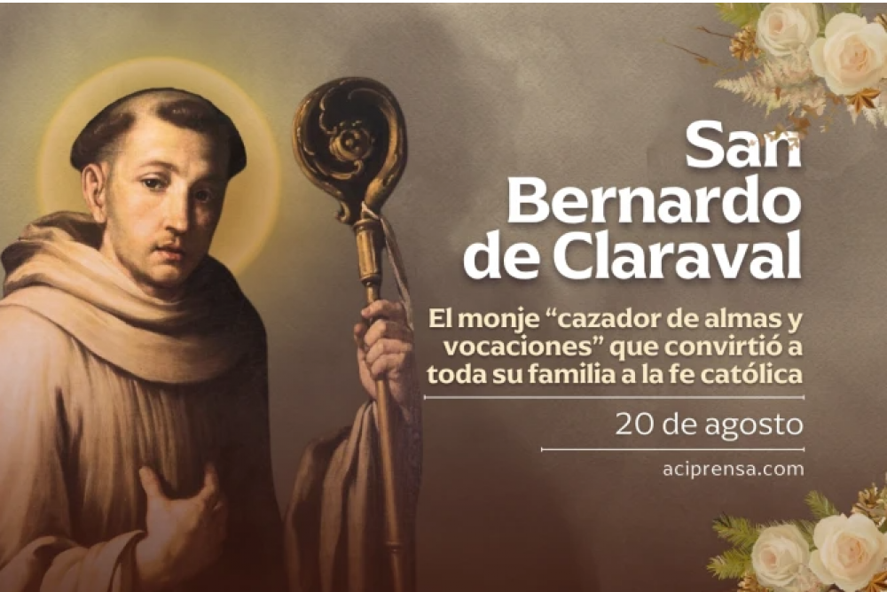 Hoy celebramos a San Bernardo de Claraval, el santo que convirti a toda su familia