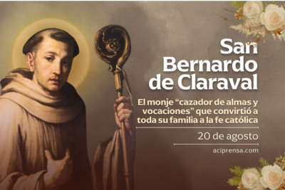 Hoy celebramos a San Bernardo de Claraval, el santo que convirti a toda su familia