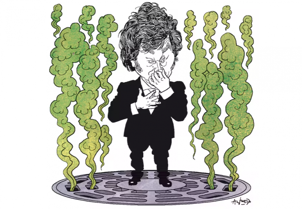 Subsuelos de poltica y negocios, en la cima