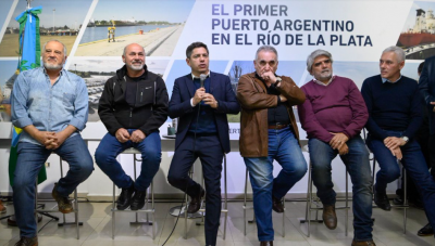 Con la presencia de Axel Kicillof, se realiz el primer Encuentro Multisectorial sobre Marina Mercante, Industria Naval y Vas Navegables