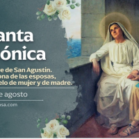 Hoy celebramos a Santa Mnica, patrona de las esposas, modelo de mujer y de madre