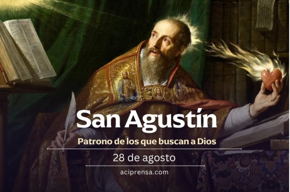 Hoy celebramos a San Agustn, Doctor de la Iglesia y patrono de los que buscan a Dios
