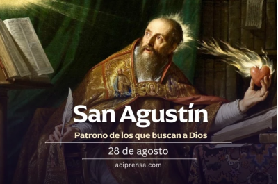 Hoy celebramos a San Agustn, Doctor de la Iglesia y patrono de los que buscan a Dios
