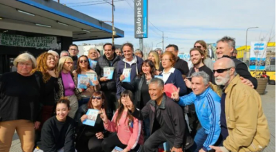 Katopodis recorri el centro comercial de Boulogne