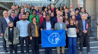 Docentes del mundo reclaman ms inversin educativa en la Cumbre Mundial en Chile