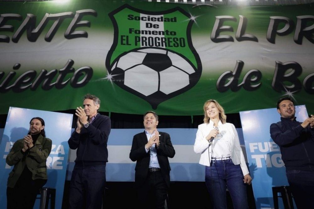 Tres en uno para el cierre de campaa de Fuerza Patria