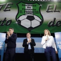 Tres en uno para el cierre de campaa de Fuerza Patria