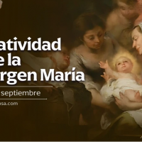 Hoy celebramos la Natividad de la Virgen Mara. Feliz cumpleaos, Madre nuestra!