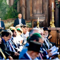 La Sinagoga portuguesa de msterdam celebra 350 aos en un solemne acto con el rey Guillermo Alejandro
