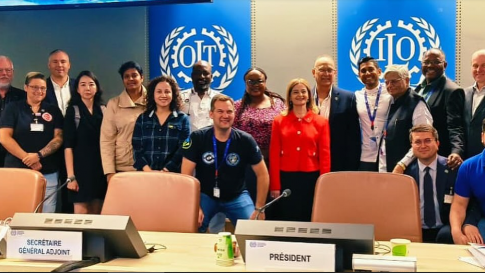 Julio Sosa represent a los trabajadores en la reunin tripartita de la OIT en Ginebra