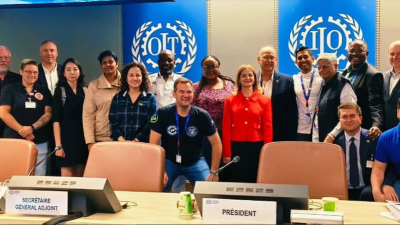Julio Sosa represent a los trabajadores en la reunin tripartita de la OIT en Ginebra