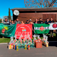 Uruguay: El SOEN entreg canastas a los compaeros y compaeras de ALOEF