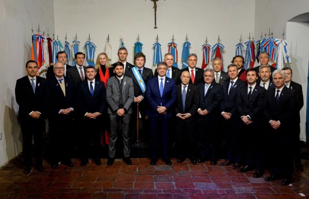 Los gobernadores esperan un gesto de Javier Milei con la ley de reparto de ATN