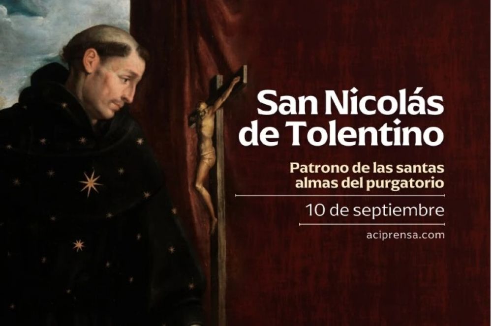 Hoy celebramos a San Nicols de Tolentino, intercesor de las almas del purgatorio