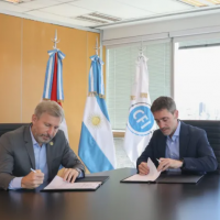 Frigerio firm un acuerdo con el CFI para ampliar crditos a emprendedores y Pymes
