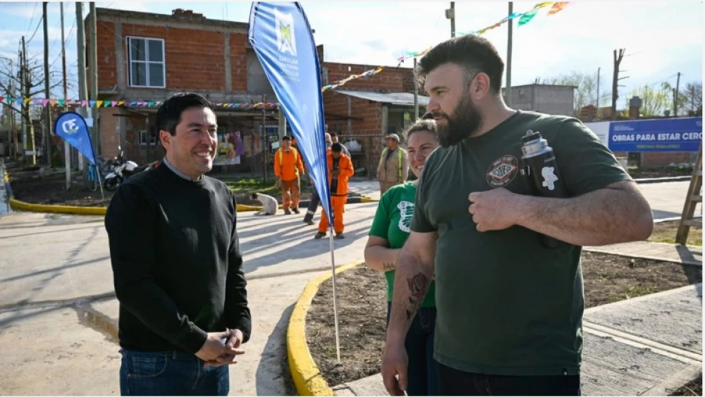 Despus de las urnas, Nardini sigue invirtiendo en obra pblica