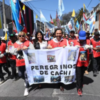 El gobernador recibi a peregrinos y se reuni con el ministro del Interior