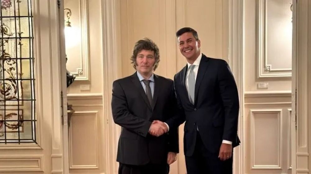 Javier Milei lleg a Paraguay para participar de la CPAC y reunirse con Santiago Pea