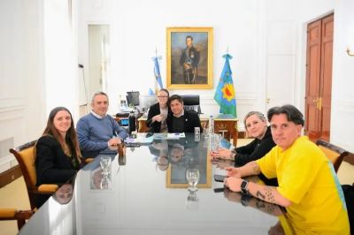 Kicillof recibi a Ian Moche y reafirm el compromiso con la inclusin de las personas con discapacidad