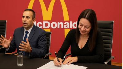 Un dj vu laboral? Pettovello repite con McDonald's el mismo convenio que fracas con Macri