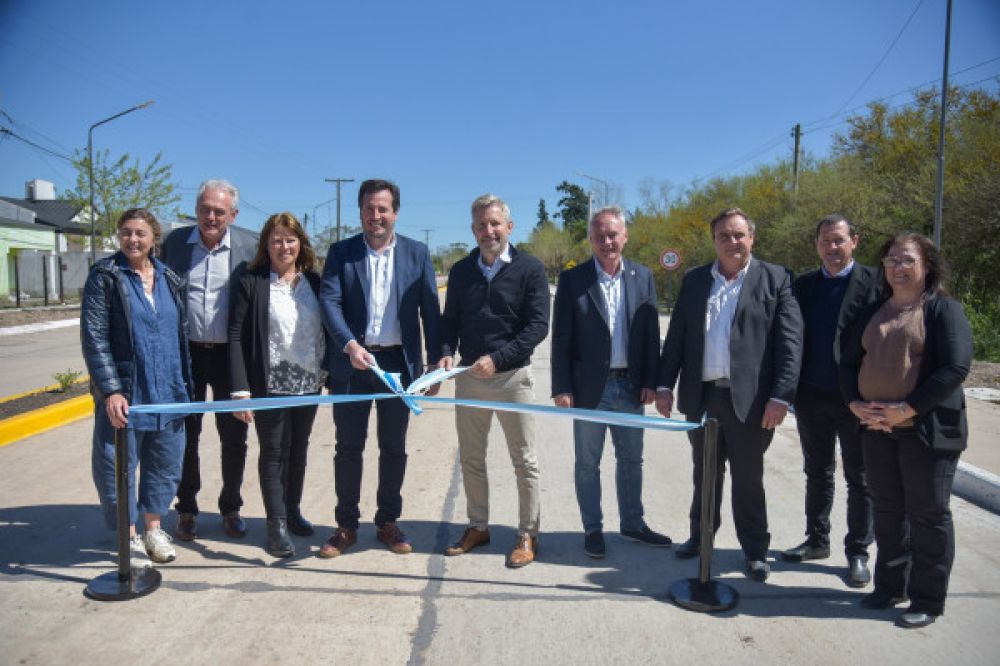 Frigerio inaugur el Desvo de Trnsito Pesado en Larroque