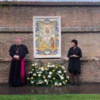 La Virgen del Pilar ya tiene tambin su lugar en los Jardines Vaticanos