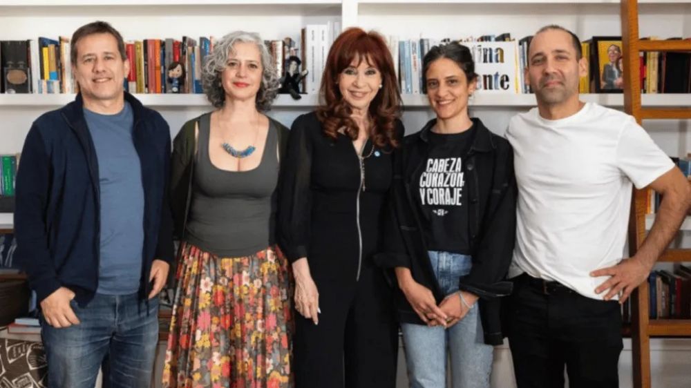 Cristina Kirchner se reuni con los candidatos de Fuerza Patria en CABA