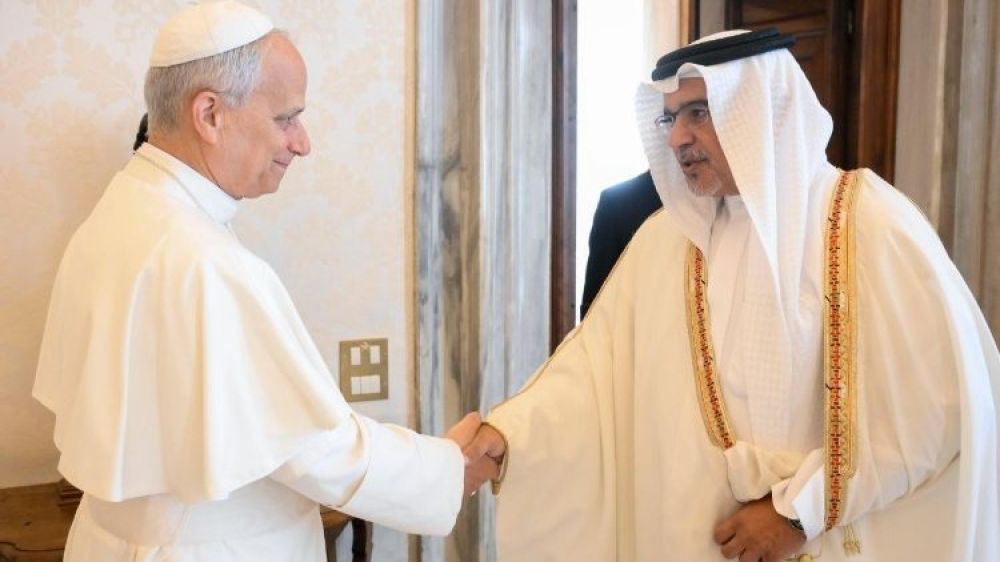 Len XIV recibi en audiencia al Prncipe de Barin