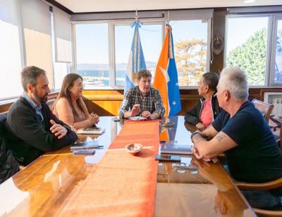 Melella se reuni con representantes del Sindicato de Petrleo y Gas Privado de Tierra del Fuego