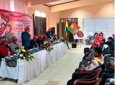 Bolivia: Congreso Nacional del SINTRAPIL reafirma la unidad Federacin Trabajadores Fabriles